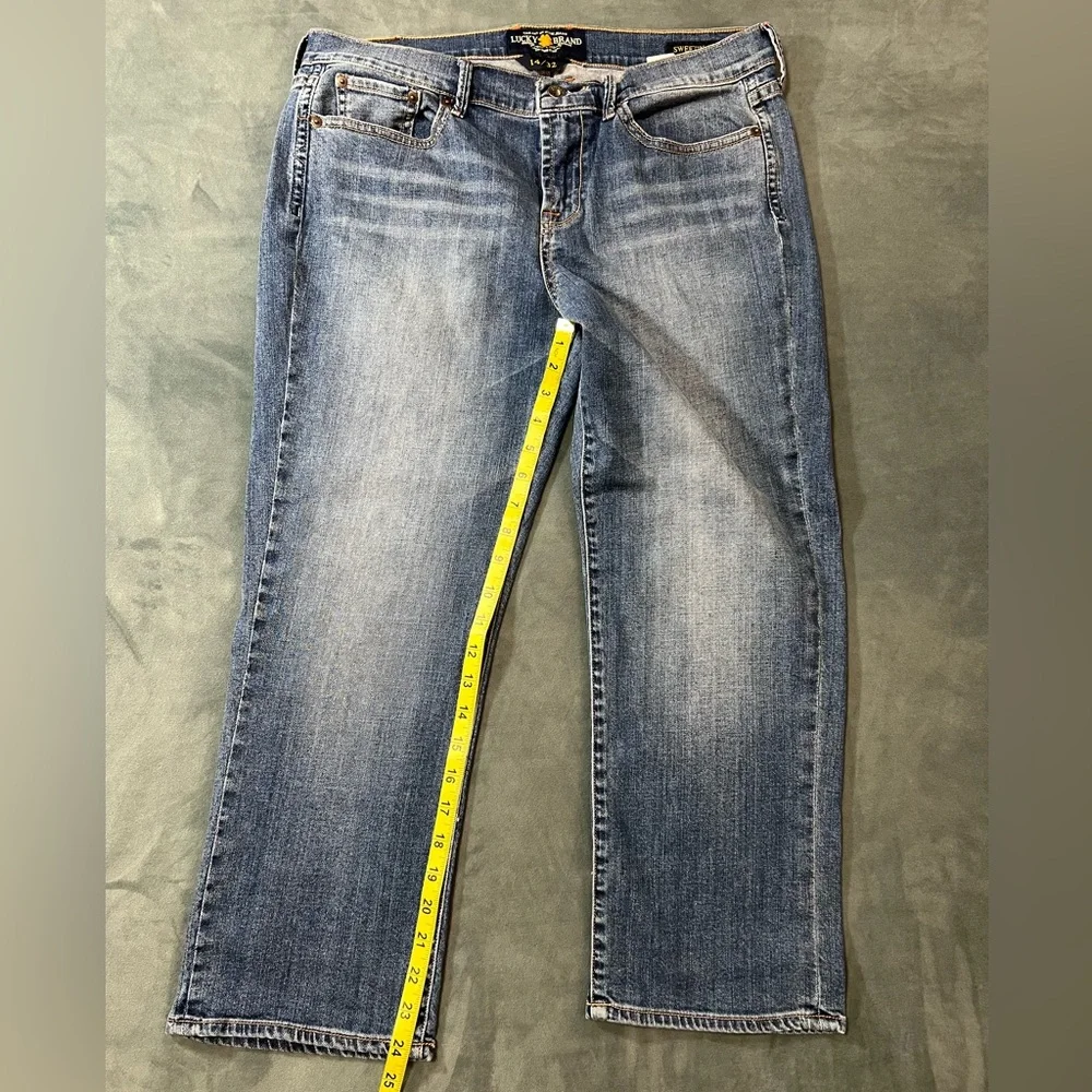 👖Lucky Brand “Sweet n Straight Crop” Capri, Size: 14/32 - Picture 4 of 12
